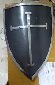 Knight Crusader Cross Templar Shield Larp Reenactment Cosplay Shield