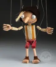 Pinocchio - original wooden Czech marionette