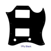 For US Gibson SG Full Face Guitar pickguard With PAF Humbucker, 1 Ply Black