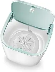EAS-Mini Washing Machine Automatic Household Dehydrated Mini Tube3.8Kg Wash Dry Underwear Care Cleaner(ABS)