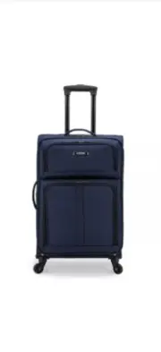 US Traveler Anzio 26" Medium Softside Expandable Spinner Luggage - Navy