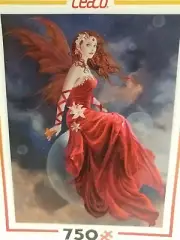 Crimson Lily-Nene Thomas-Ceaco 750 Pc Jigsaw Puzzle-Fantasy/Fairy/Sci-Fi-New