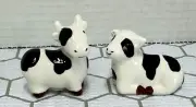 CB Black & White Cow Mini Salt & Pepper Shakers