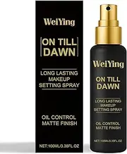 On Till Dawn Makeup Setting Spray – Long-Lasting Matte Finish, Oil-Control Formula, Fast-Drying Mist for All-Day Wear, Korean Skin Care 100ml