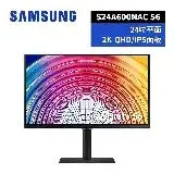 短促 SAMSUNG 24吋 S6 QHD 高解析度平面顯示器 (ENERGY STAR) S24A600NAC