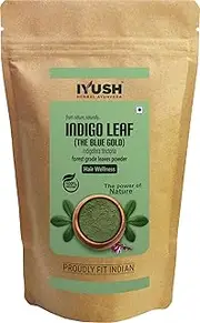 IYUSH Herbal Ayurveda Indigo Powder – 900gm | Indigo Powder Organic for Hair | Organic Indigo Powder for Hair | Natural Hair Colour without Chemical | Organic Hair Colour | Herbal Hair Colour |