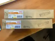 1 x OKI GENUINE 43459311 YELLOW Printer Toner Cartridge C3300N/C3400N C3600N NEW