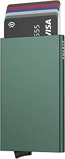 [VULKIT] Pop Up Wallet, Slim Minimalist Credit Card Holder for Men and Women RFID Blocking Mini Metal Case
