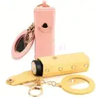 AU SALE Creative Lipstick Cover Bag with Keychain PU Portable Chapstick Holder