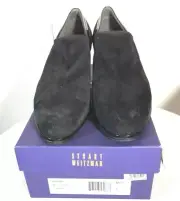 NWB Stuart Weitzman SHIFTED BLK SUEDE SHOE BOOT SIZE 7 1/2M