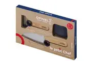 OPINEL Le Petit Chef finger guard kitchen knife and peeler set - Blue