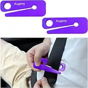 Augeny 2 PCS Car Seat Belt Cutter, Portable Emergency Lifesaving Tool with Hardened Stainless Steel Blade, Quick Escape in Emergency, Universal Vehicle Safety Rescue Accessories (Purple)