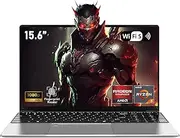 FUNYET Laptop Gaming, 15.6 inch Laptop, Win11pro, R5-7430U Processor, 16 RAM + 1TB SSD, FHD 1920 x 1080 Portable, Fingerprint Unlock, Backlit Keyboard, 180° Closure, BT5.0