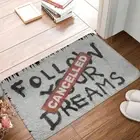 Art Bath Mat Banksy Follow Your Dreams Doormat Kitchen Carpet Balcony Rug Home