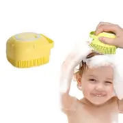Silicone Exfoliating Body Scrubber Exfoliating Shower Brush Massage Bathing Brush