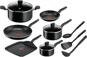 [Tefal] Essential Non-Stick 9 Piece Set, A500S917