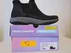 Skechers Womens Reggae Fest 2.0 New Yorker Flat Heel Chelsea Boots Black Sz 7.5