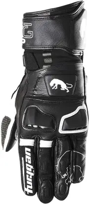 Furygan Styg 15, gloves , color: Black/White , size: XL
