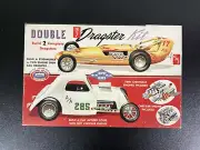 Vintage 1961 AMT Double Dragster 3 in 1 Trophy Series Original Issue Model Kit