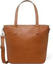 [Simple Modern] Vegan Leather Tote Bag for Women | Medium Work Purse with Compartments & Laptop Sleeve