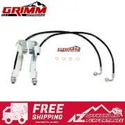 Grimm Offroad PTFE Lined 304 SS Rear Brake Lines for '18+ Jeep Wrangler JL JLU (for: Jeep)