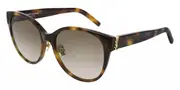 Saint Laurent SL M39/K Asian Fit 004 Men's Sunglasses Tortoiseshell Size 57