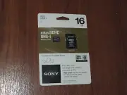New - OEM Sony 16GB MicroSDHC UHS-I Memory Card - Class 10 - 40 MB/S - SR16UYA