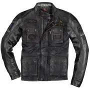 Quattro Evolution Black Motorcycle Leather Jacket