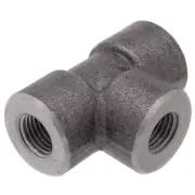 (Ships Fast) 1/8" NPT Threaded Tee | A105 Forged Steel 3000# Pipe Fitting T