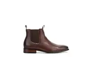 Hush Puppies Wisconsin Boots Mens Cognac Formal Wedding Work Shoes
