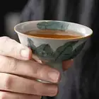 70ml Retro Porcelain Tea Cup Hand Painted Goblet Household Kung Fu Tea Set
