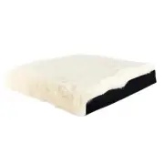 Wheelchair Foam Cushion Polyester Fleece Topped for Comfort & Support Washable