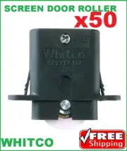 50 x Whitco Spring Loaded Rollers Sliding Security Screen Door Rollers W862600