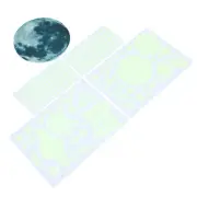 Spaceship Glow in The Dark Wall Sticker Phase Outdoor Ornaments