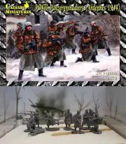 WWII Panzergrenadiers Ardennes 1944 1/72 Soldiers Figures model Kit CAESAR