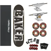 Baker Skateboard Logo Black 8.125" Independent/Spitfire Premium