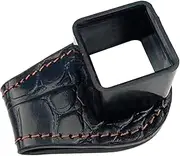 2pcs Pool Chalk Holder, Upgraded Magnetic Leather Pocket Clip Design - Ideal Accessory for Snookers & Billiards