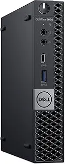 Dell Optiplex 7060M USFF Mini Desktop PC Core i7 8th Generation 8700 32GB RAM 500GB M.2 SSD Windows 11 Desktop PC with HDMI and DP, Free USB WiFi and Bluetooth Dongle (Renewed)