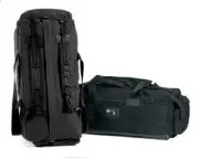 Tactical Canvas Bag - Heavy Duty - Black - Army & Military