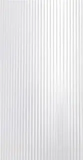 118 x 24 Inch Frosted Glass Window Film, Vertical Strip Fluted Privacy Film, Anti-UV Static Cling for Bathroom Door, Decorative Sun Block