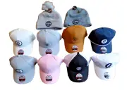 RARE! Imperial Headwear Company Salesman Sample Hat Cap Lot 10 Hats & Case Golf