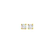 18ct Gold Diamond Stud Earrings