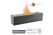 VEVOR Tabletop Fire Pit Bowl 15 inch Concrete Fireplace Indoor Outdoor Patio