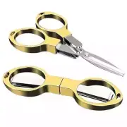 2Portable Scissors Folding Scissors Stainless Steel For Outdoor Travel For Home