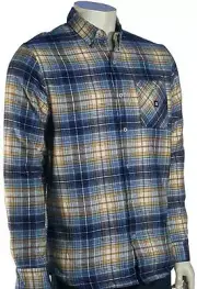 DC Machete LS Button Down Shirt - Blue Ashes - New