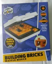 CucinaPro Waffle WOW Building Bricks Waffle Maker Bake Build & Stack Waffles