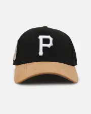 [New Era] New Era Pittsburgh Pirates 'Black Wheat' 39thirty A-frame Stretch Fit Black/wheat - Size M/L M/L Black/Wheat