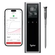 Sync One Smart Wireless Meat Thermometer: Standalone Base with LCD Display, Unli