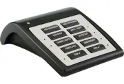 Crestron | HTT-B10EX-B-T | Wireless Tabletop Keypad, Black Textured
