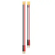 22cm 12/14AWG XT60 Male Plug to 4.0mm Banana PlugSilicone Cable for B6AC Charger